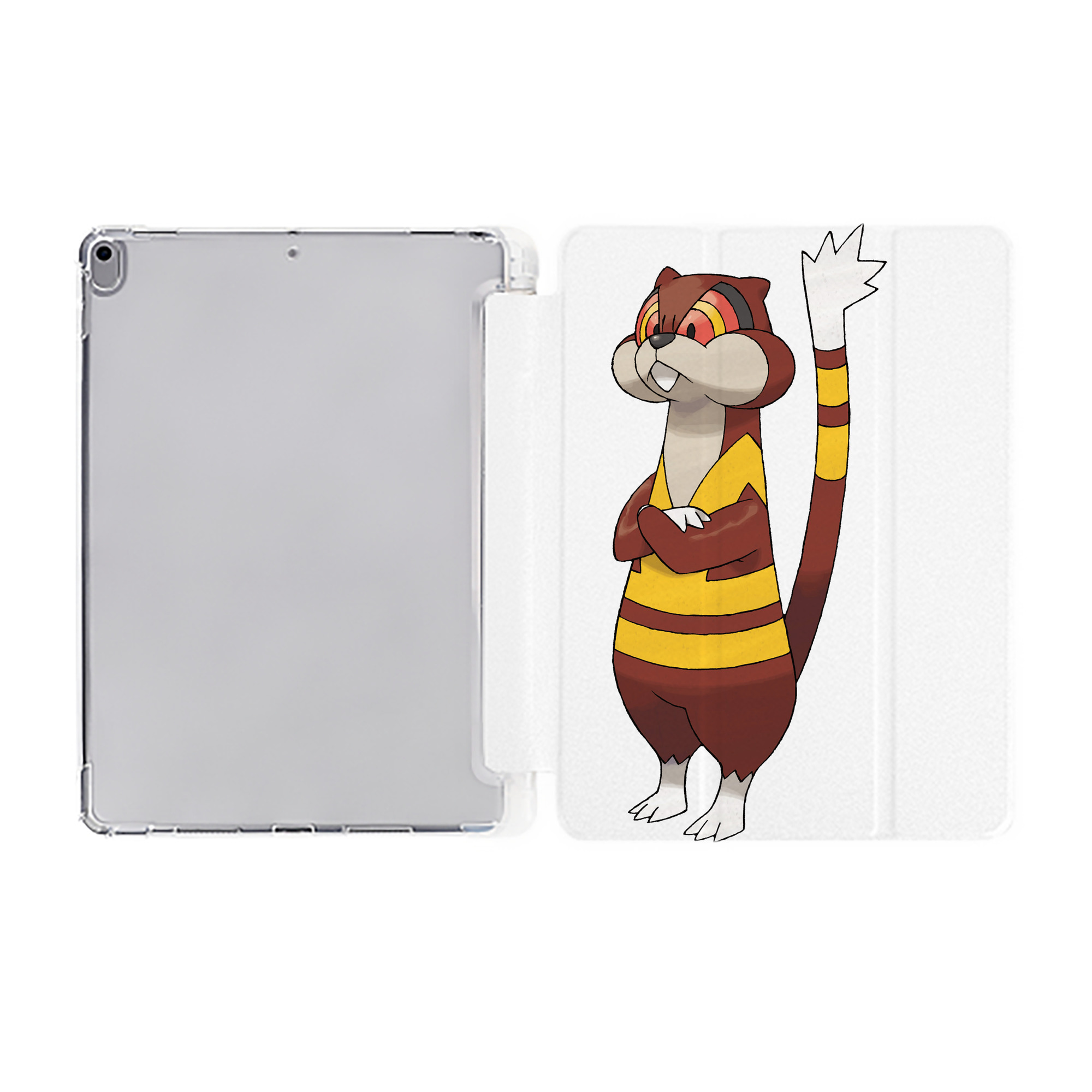 （画像用） ポケットモンスター Pokémon IPad ケース ペン収納付き 三つ折りスタンド PUレザー×シリコン 対応機種9.5/10.5/10.9インチ